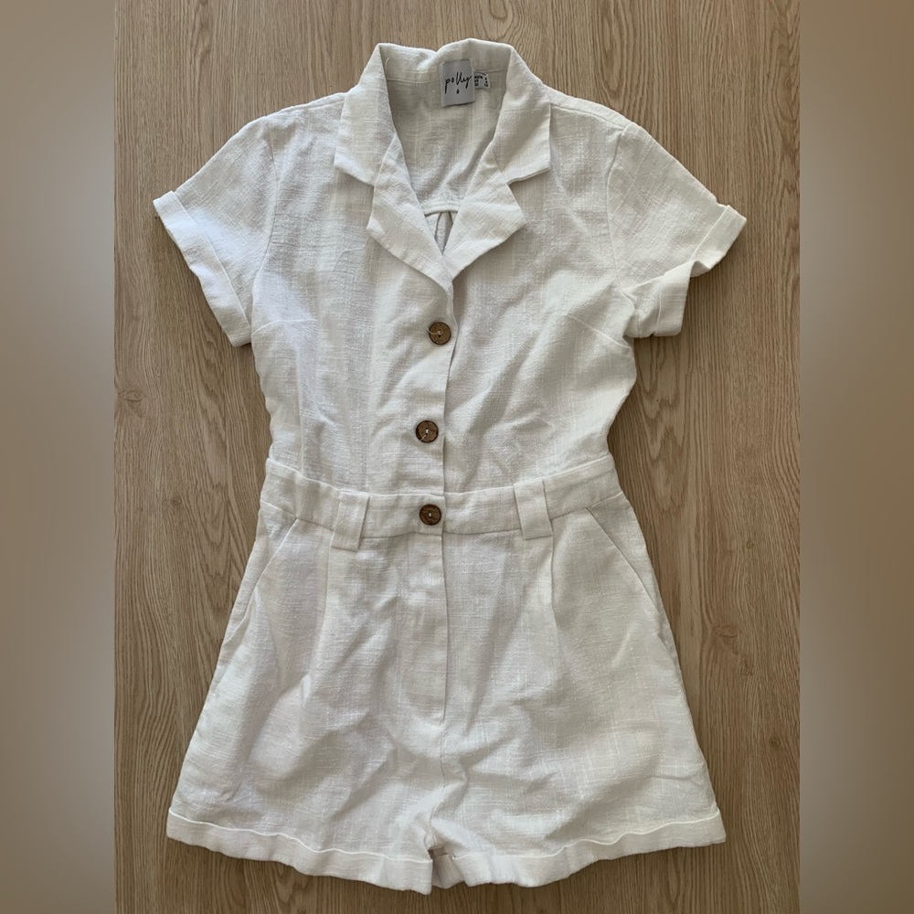 Princess polly linen romper nwot - Picture 3 of 4